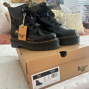 Dr. Martens Black Combat Boots